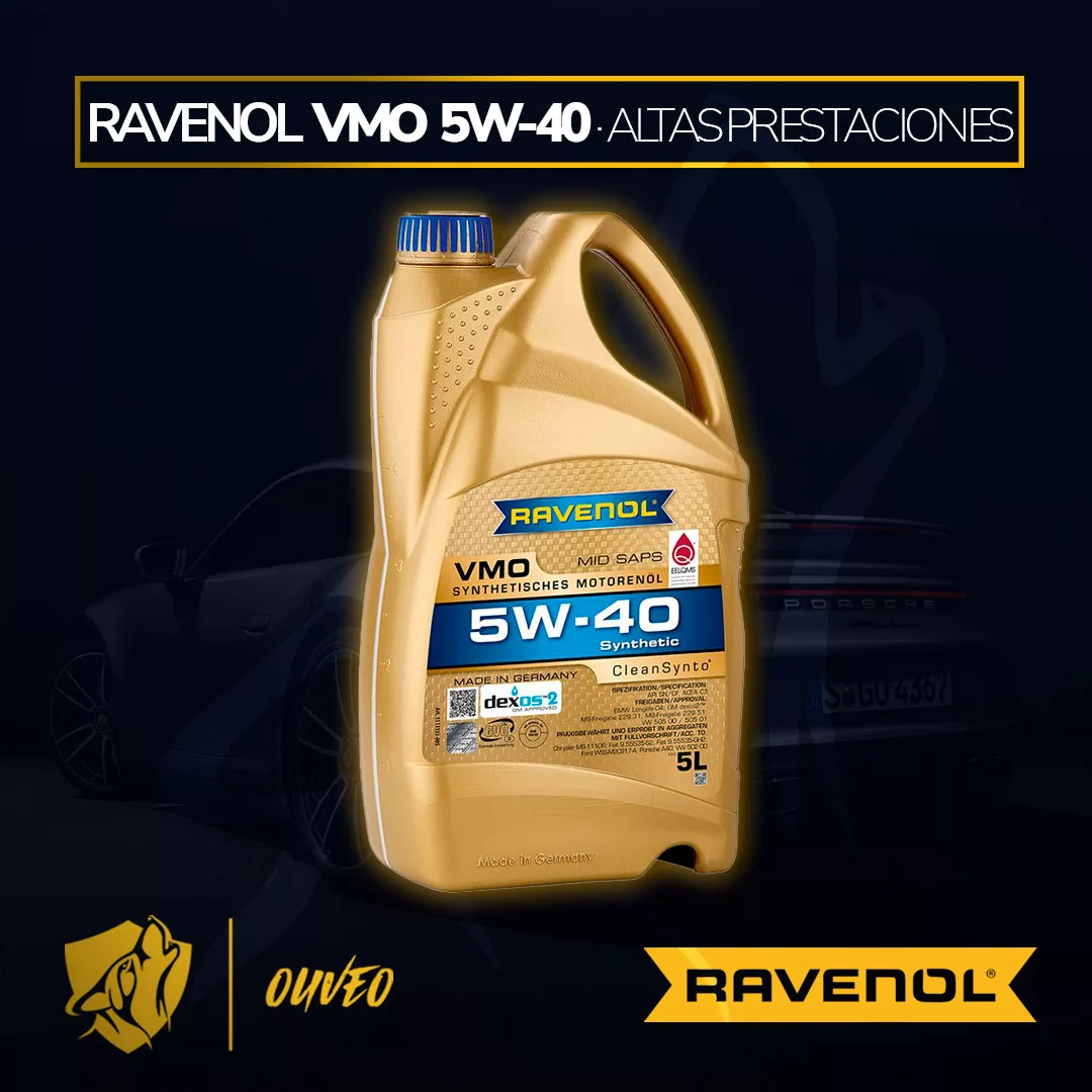RAVENOL VSI 5w40 5L USVO © Distribuidores oficiales acreditados. Acea A3/B4