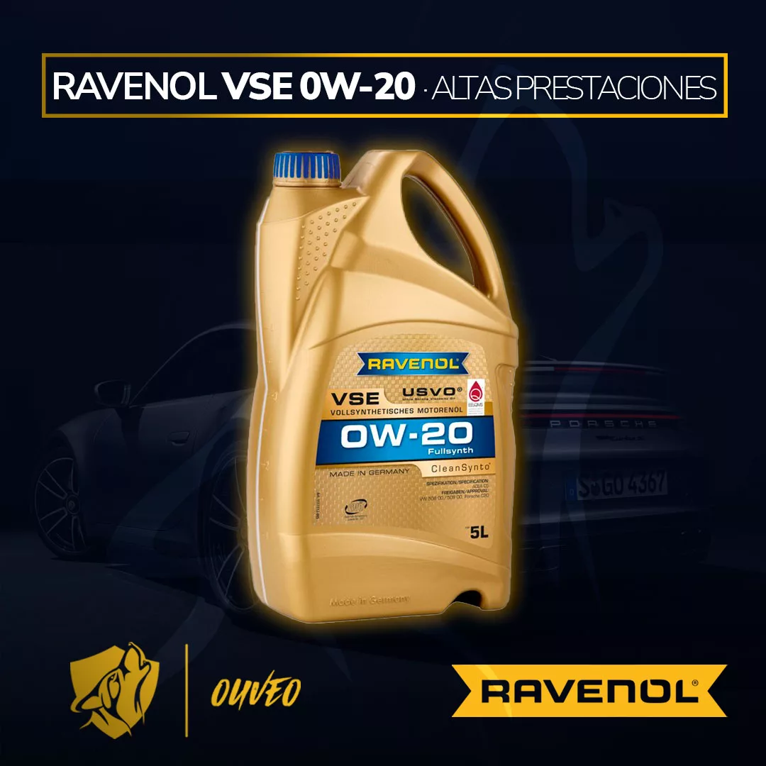 Ravenol VSE Vollsynthetisches Motorënol SAE 0W-20 - VALLEJO RACING - Ravenol