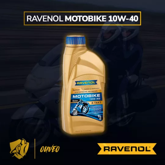 RAVENOL Motobike 4-T Ester 10W-40 4 L -  1er Distribuidor Oficial  en España