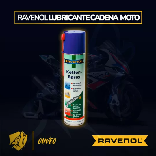 Ravenol aceite para cadena de motocicleta Ketten-Spray 400ml