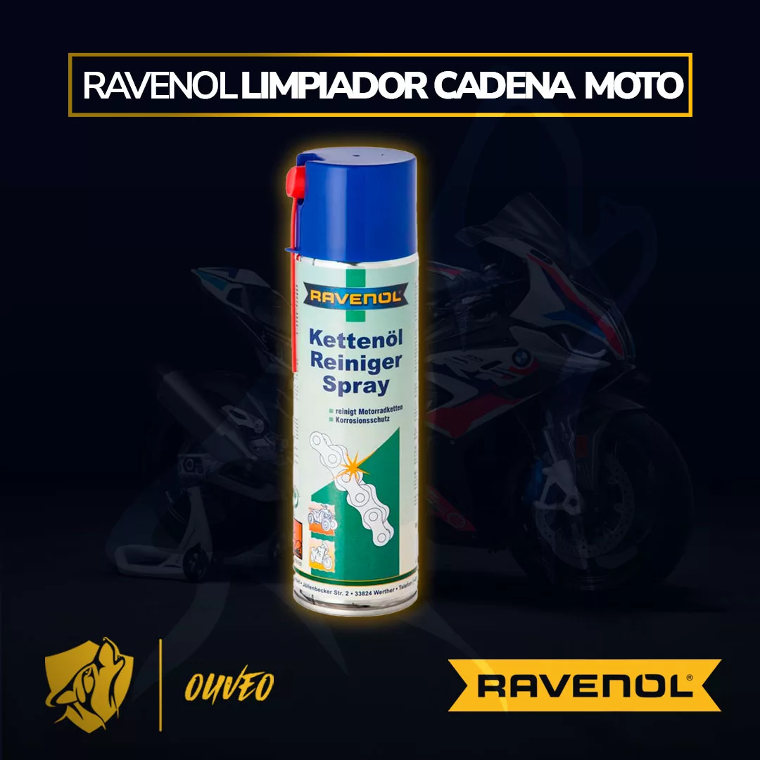 Ravenol limpiador de cadena de motocicleta Kettenoel Reiniger Spray 500ml -  VALLEJO RACING - Ravenol