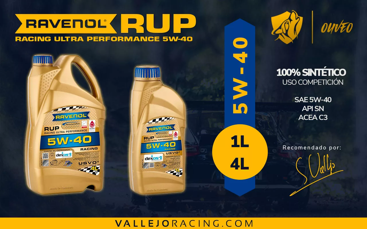 Por qué el RAVENOL RUP SAE 5W-40 es el lubricante superventas en Vallejo  Racing? - VALLEJO RACING - Ravenol