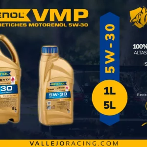 ¿Es el RAVENOL VMP SAE 5W-30 el lubricante de Altas Prestaciones ideal para tu coche?