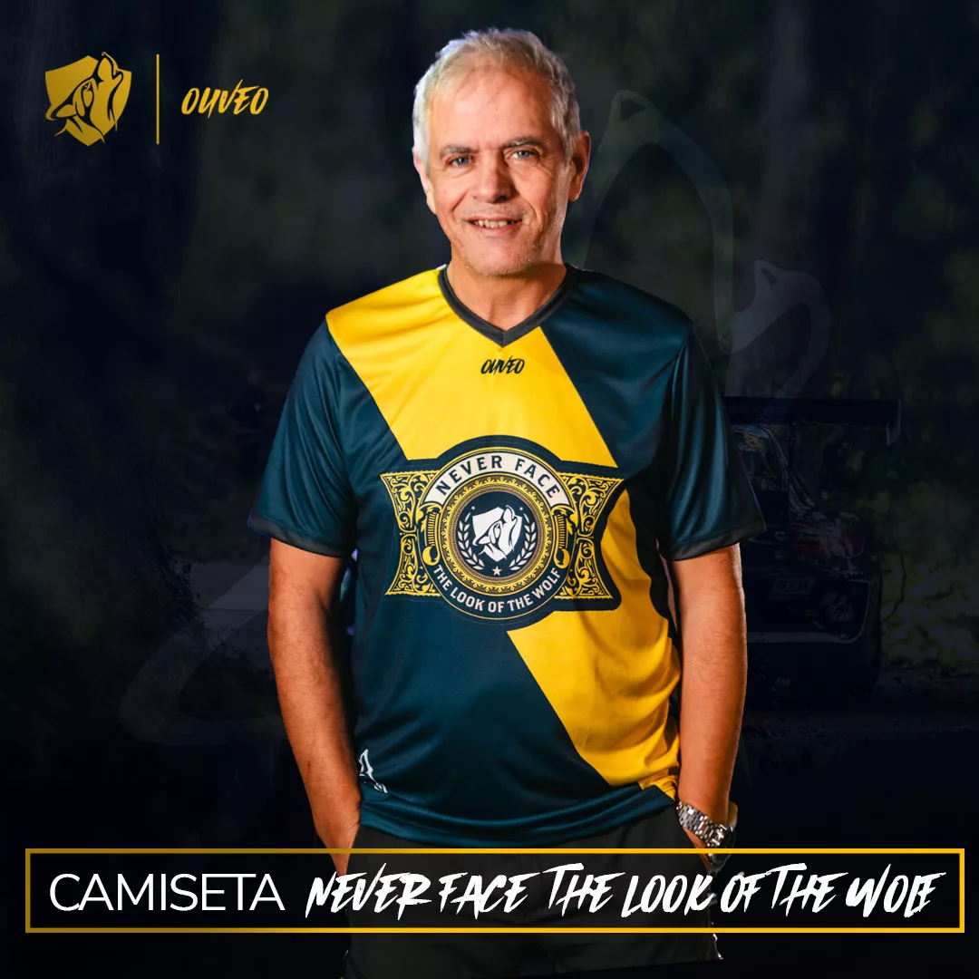 Camiseta Técnica Never Face the Look of The Wolf - VALLEJO